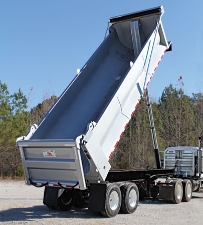 End-Dump Tractor Trailer